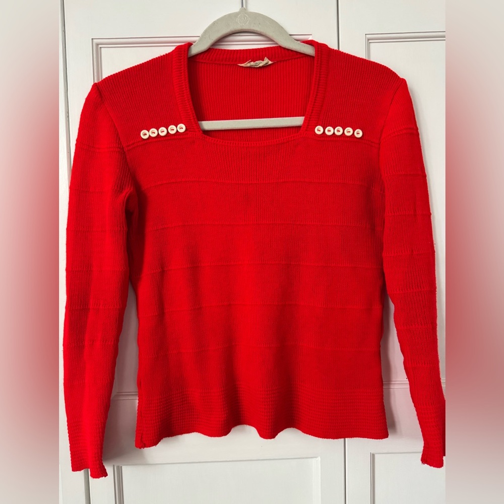 Vintage Little Lisa LTD Red Sweater Perfect for any Holiday